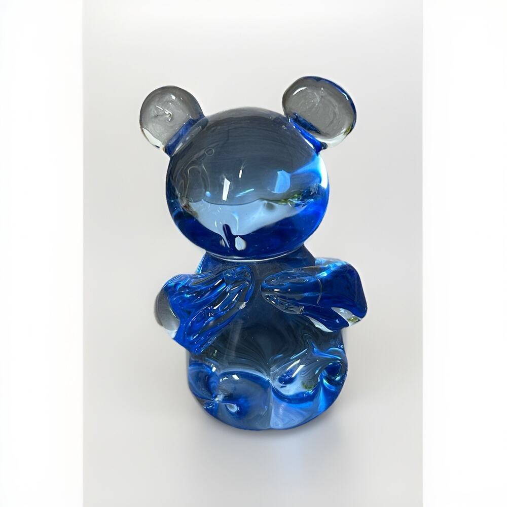 Vintage Glass Panda Bear. US Commemorative Fine Art Gallery.
